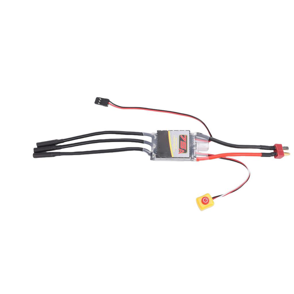 75A Brushless ESC for 540 3650 3670 Brushless Motors RC Car Boat Electronic Speed Controller T Type Input Power Plug