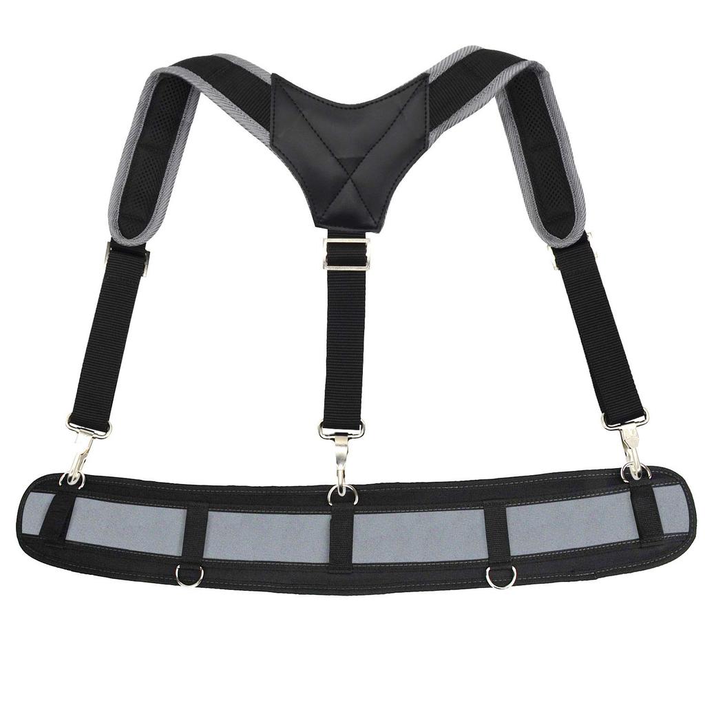 Work Waist Tool Work Suspenders with Belt Durable and for Electricians and Carpenters [YOTENKA] Suspenders, Bag, Y-Shaped Loops, Lightweight,
