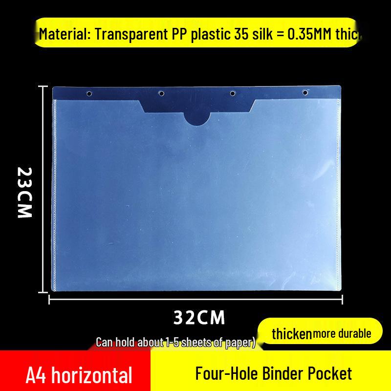 Durable Translucent Multi-Size Document Sleeve & Organizer