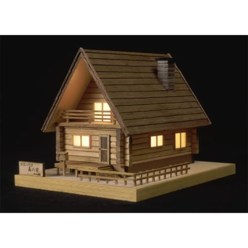 Woody Joe Akari No.2 Log House Forest House Wooden Model Assembly Kit (Building)