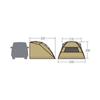 Ogawa Outdoor Camping Tarp Car Side Living Sand Beige 2326 DX-2