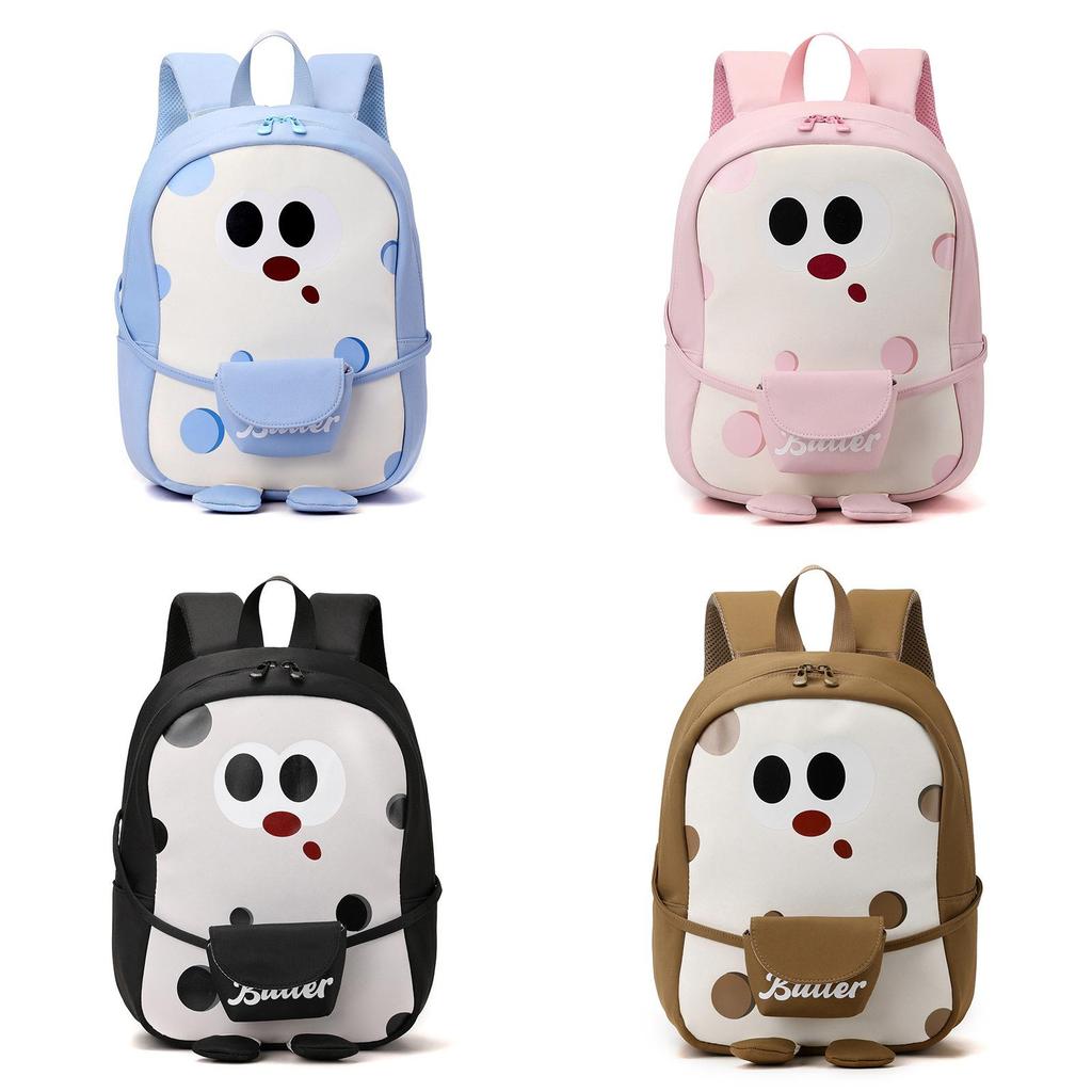Cartoon Kids School Backpack With Breathable Nylon For Preschool Boys And Girls