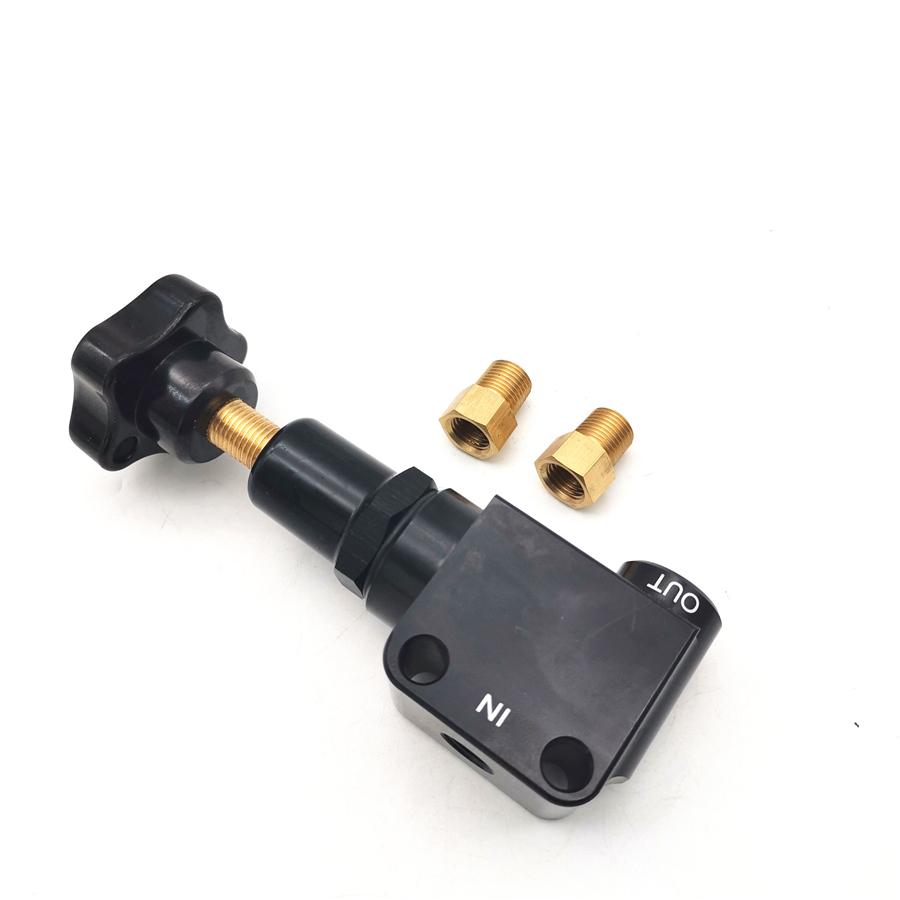 Brake Proportioning Valve Adjustable Pressure Regulator Screw Knob Type 260-8419 for Wilwood