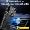 Armor Schutz Schiebeobjektiv Handyhülle Für OnePlus Nord 5 5G Hülle Auto Magnetische Halterung Ringständer für One Plus 1+ Nord5 5G Funda