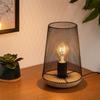 Lampe "Zely" Gris H23cm - Atmosphera Createur D'interieur