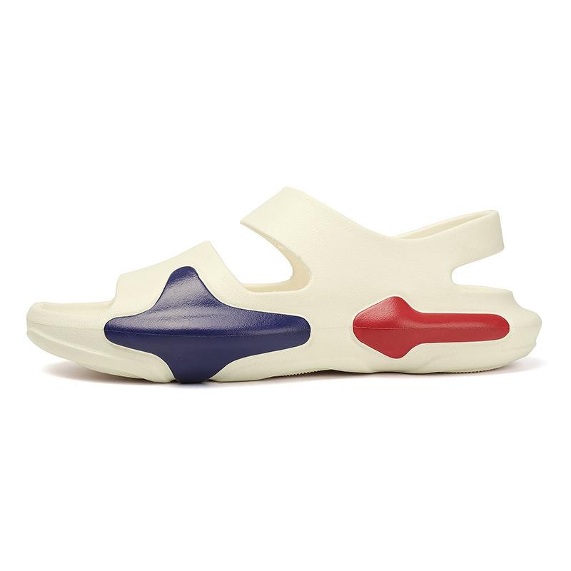 

2024 hole shoes men s trend outdoor wear slippers personalized dual-purpose sandals home summer new beach sandals 43-44