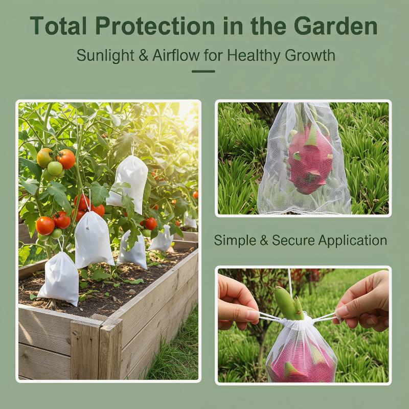 Fruit Safe Non Woven Plant Bags Prevent Insect and Bird Damage Long Lasting Solution