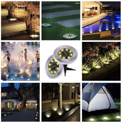 Lampa Solarna Ogrodowa Led Lampy Solar Gruntowe