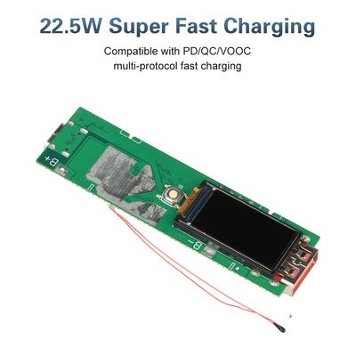 Boîtier Power Bank 21700 DIY Module de Charge Rapide 22,5 W USB Type C Boîte de Rangement pour Batteries Kit Électronique DIY Support PD/QC/VOOC