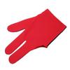 Left Hand Billiard Gloves Polyurethane Fiber Average Size Three Fingers Billiard Gloves for