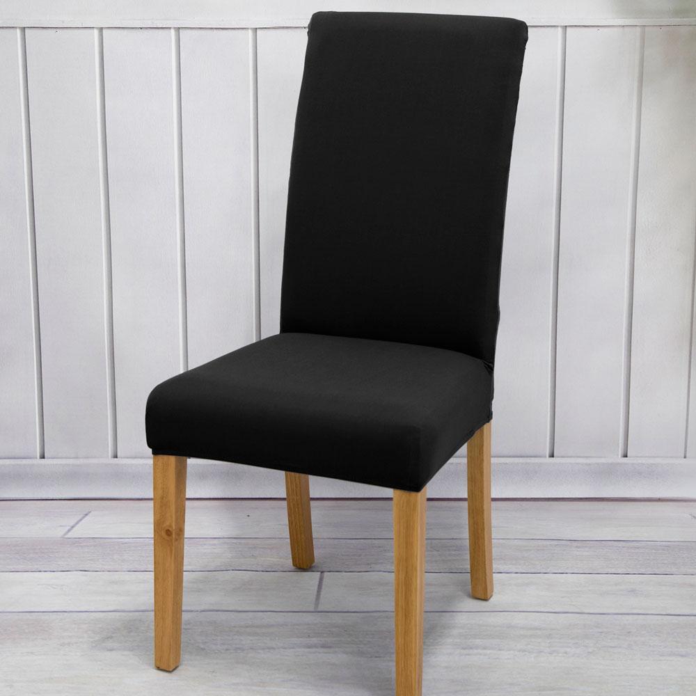 

Solid Colors Chair Cover Adjustable dining rooms cover Chair Case Kitchen Seat Banquet Elastic Flexible Spandex Chair Covers Universal Size