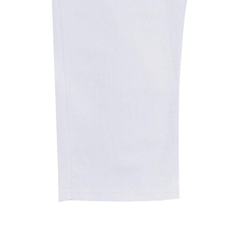 Men's European & American Linen Summer Pants - Breathable, Casual, Loose, Wide Leg, Straight Fit.