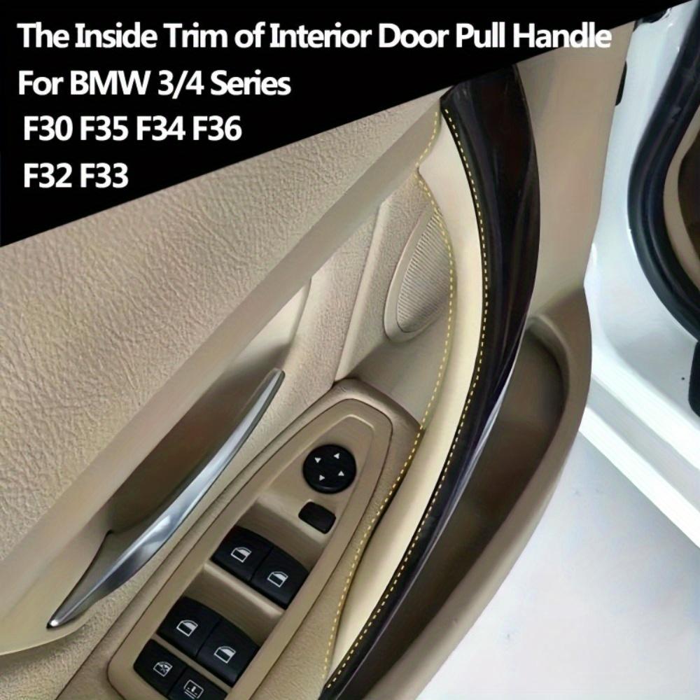 For BMW 3 4 Series Interior Door Handle Set Front Rear Left Right Beige for F30 F31 F32 F33 F34 F35 F36 F82 M3 M4 (2012-2019)