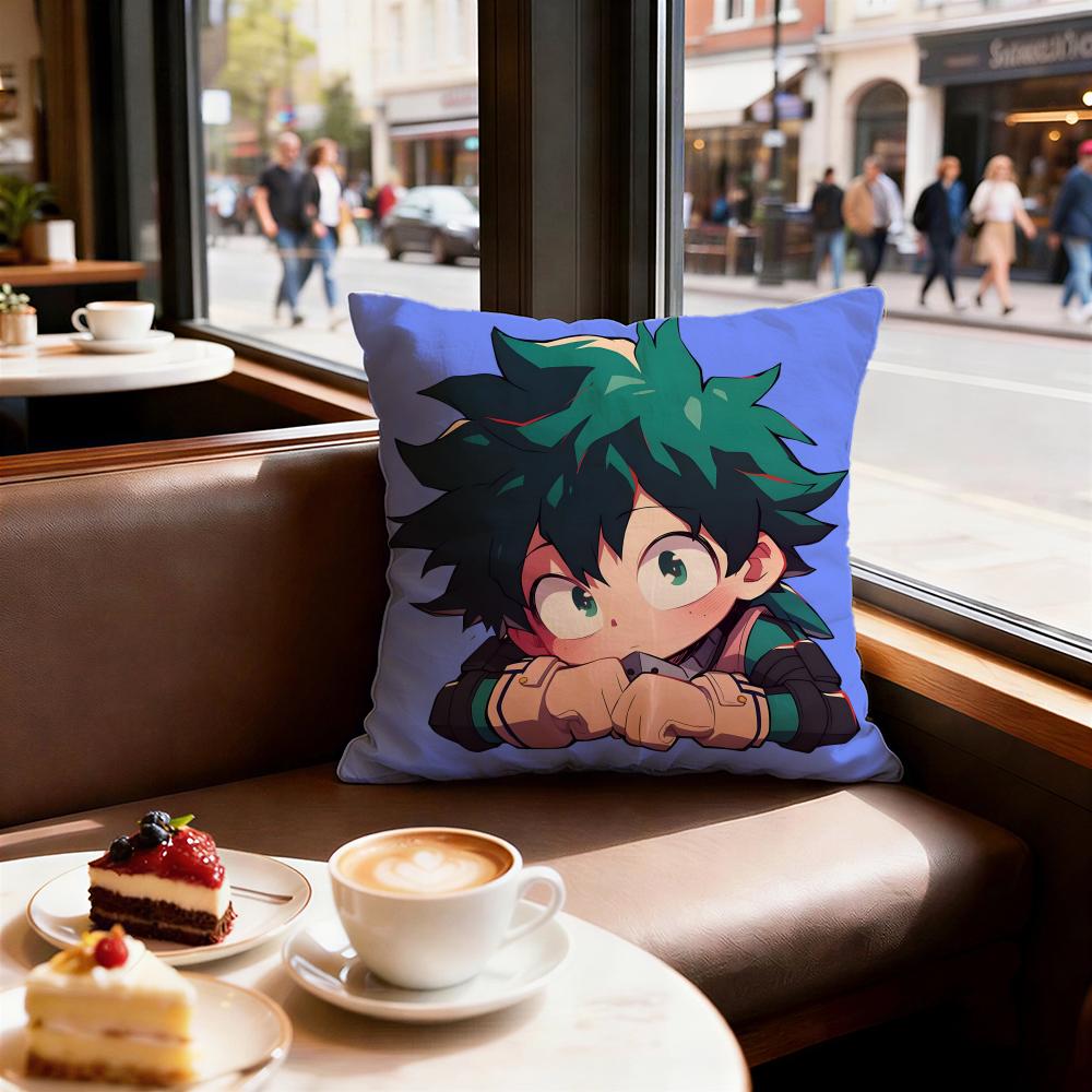 Popular My Hero Academia Cushion Cover Decorative Cushions Covers Cover Sofa 50X50 Pillow 4 Piece 45X45 40X40 Pillowcase