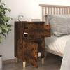 Nightstands 2 Pcs Smoked Oak 40 X 35 X 70 Cm