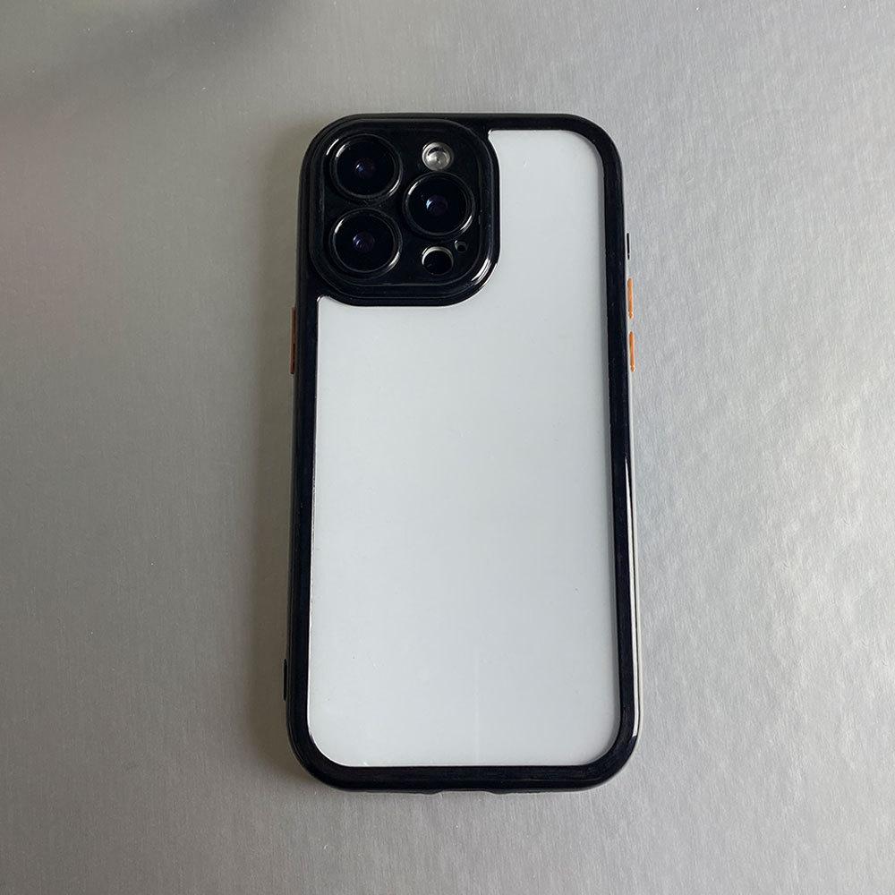 New Transparent Cream Shell Suitable for Apple 16promax Simple IPhone 15 Mobile Phone Case Niche 14 Protection Case