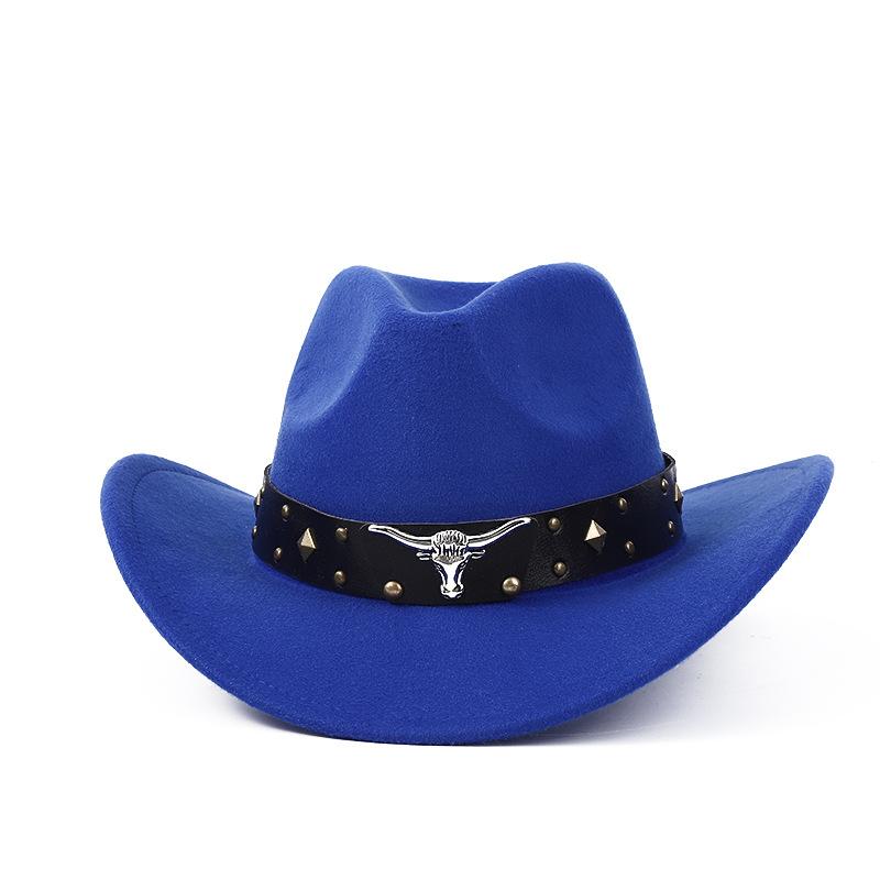 Tibetan Top Hat, Western Cowboy Hat, Tibetan Felt Hat, Cow Head, Grassland, Plateau Ethnic Style Outdoor Hat