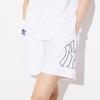 New MLB Base Logo Casual Shorts Unisex White 3ASPB0223-50WHS