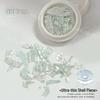 Ultra-Thin Natural Mica Shell Nail Art Decorations with Large Mother-of-Pearl Pieces