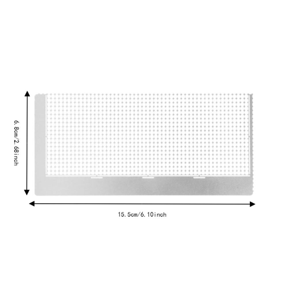 2 PCS Nonstick Coating Mesh Grid Alignment Tool Diamond Art Ruler For Rhinestone Crafts