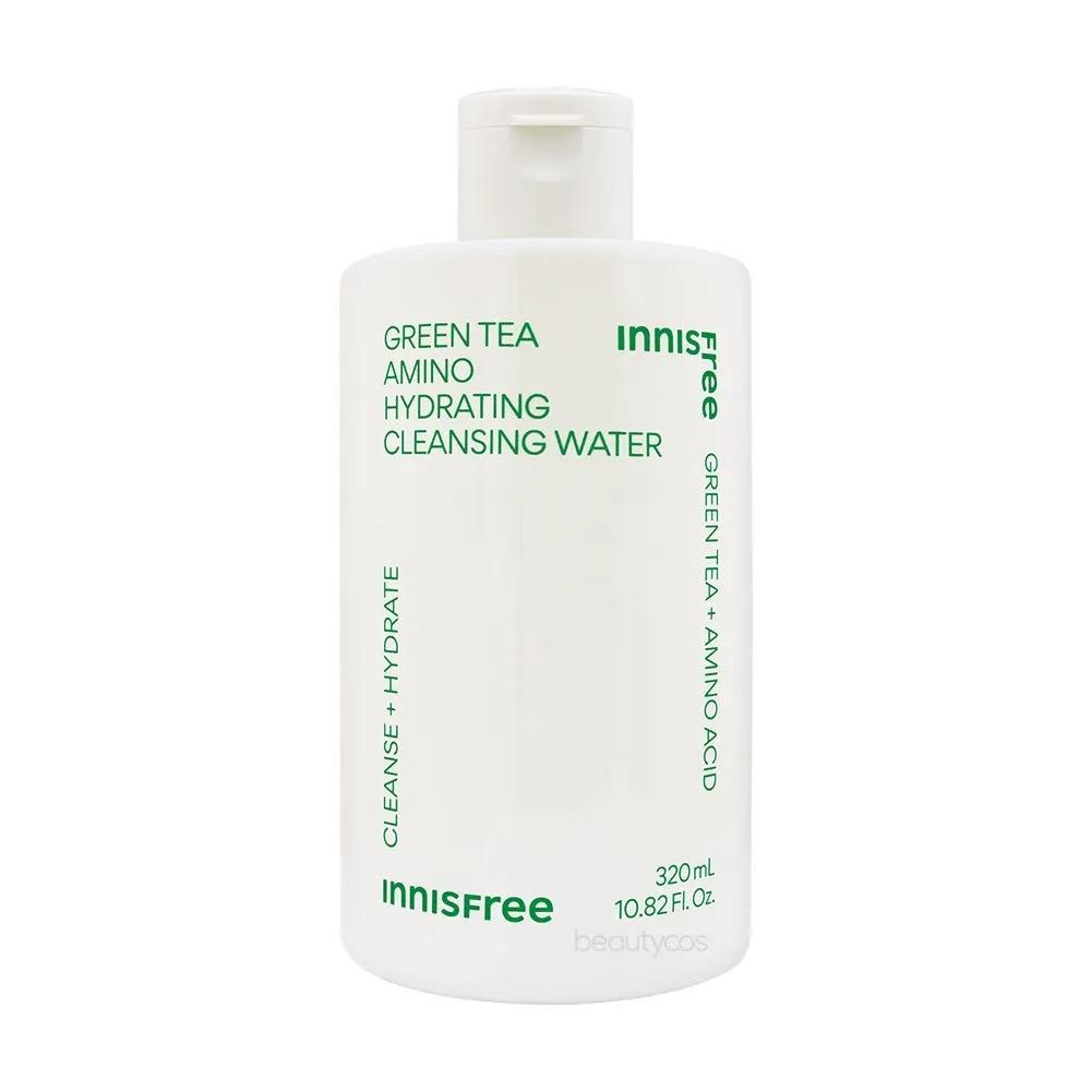 Innisfree Green Tea Amino Увлажняющая очищающая вода 320 мл
