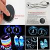 Led Colorful 2pcs Car Cup Holder Pad Mat For Auto Atmosphere Lights
