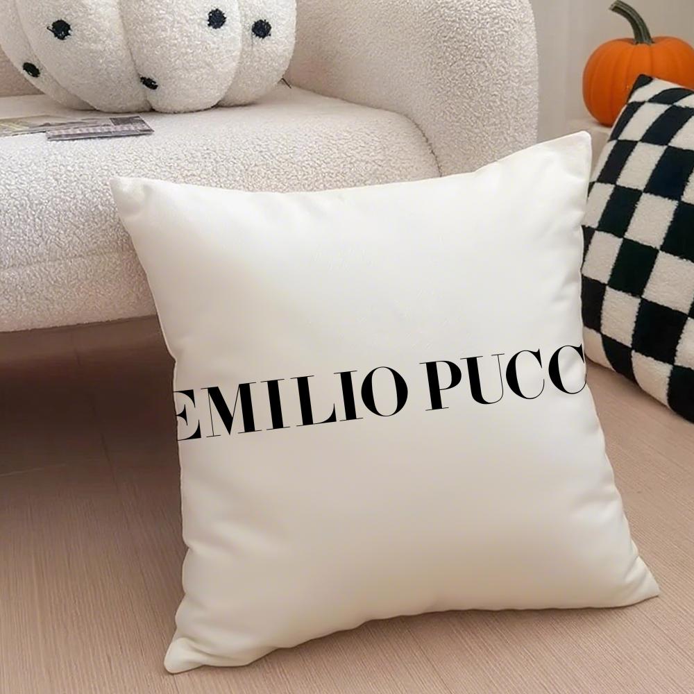 fashion vibrant EEEmilio Pucci Cushion Cover Throw Pillow Cover Hidden Button Durable Polyester Chair Cushion