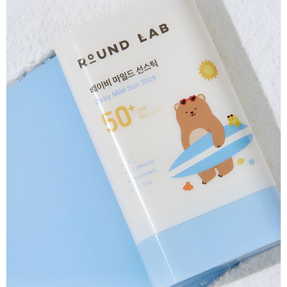 Round Lab Baby Mild Sun Stick SPF50+ PA++++ Gentle UV Protection for Sensitive Skin 21g
