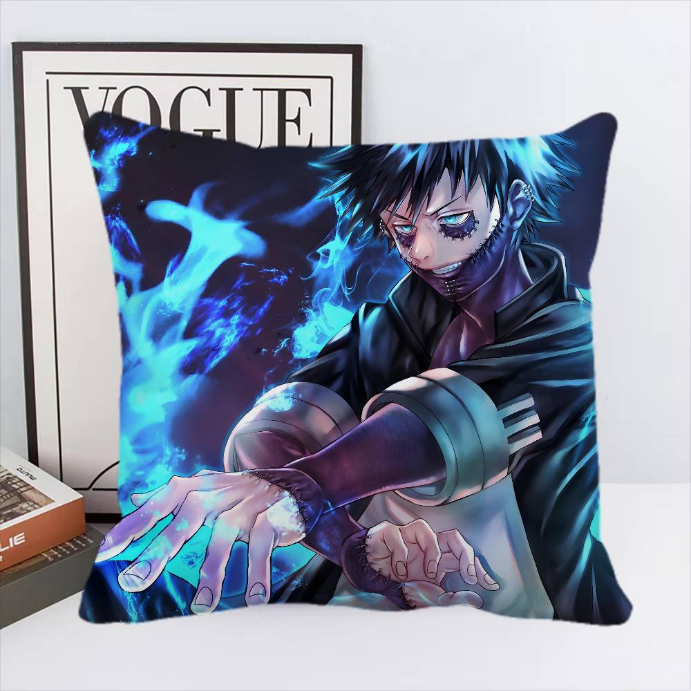 My Hero Academia Dabi Anime Pillow Case Square Pillow Bedroom Sofa Leisure Comfort Cushion Car Living Room Home Decoration