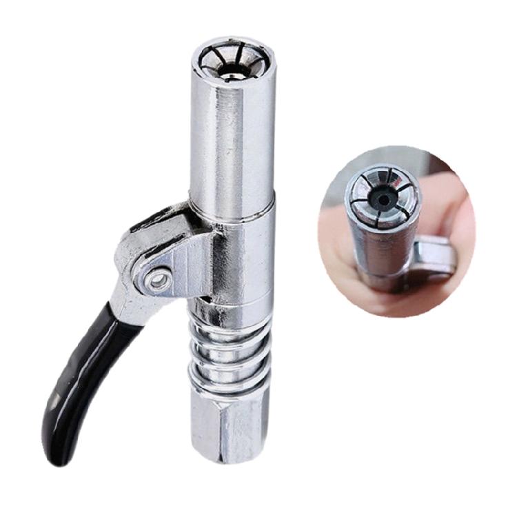 Grease Gun High-pressure Oil Injection Nozzles Does Not Leak Once Locked On Tool