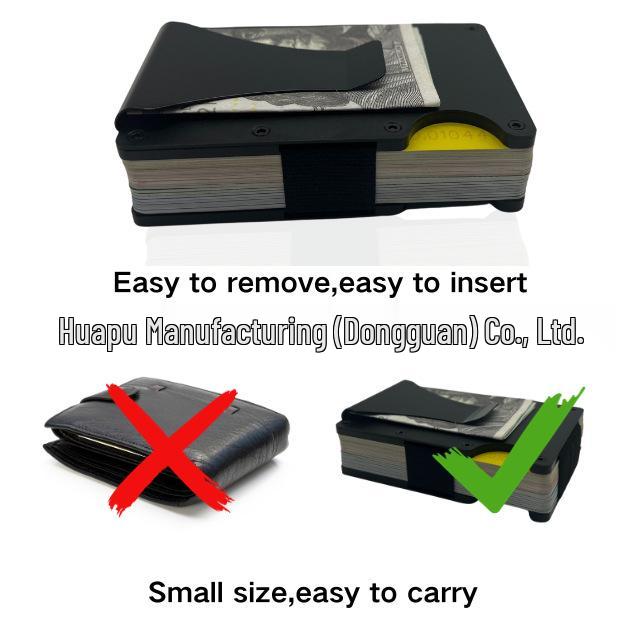 RFID Aluminum Credit Card Holder - Anti-demagnetization & Anti-skimming Metal Case