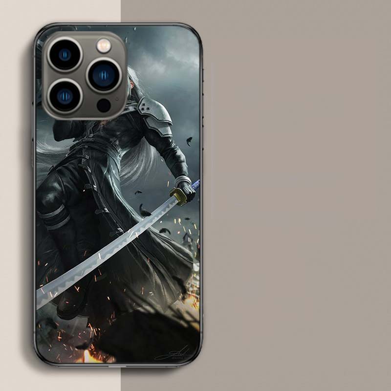 Anime FINAL FANTASY 7 BloodyBeni Handyhülle Für Iphone 17 Air 15 Pro 14 Plus 16 Pro Max 17E 16E 12 13 Mini 11 Hülle Süße Fundas