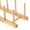 Natural Wood 5-Compartment Bowl Stand_WO036010