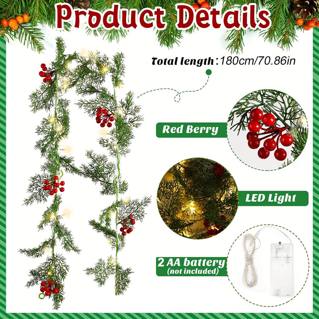 Faux Dragon Pine Leaf Rattan Imitation Greenery for Home Wardrobe Doors