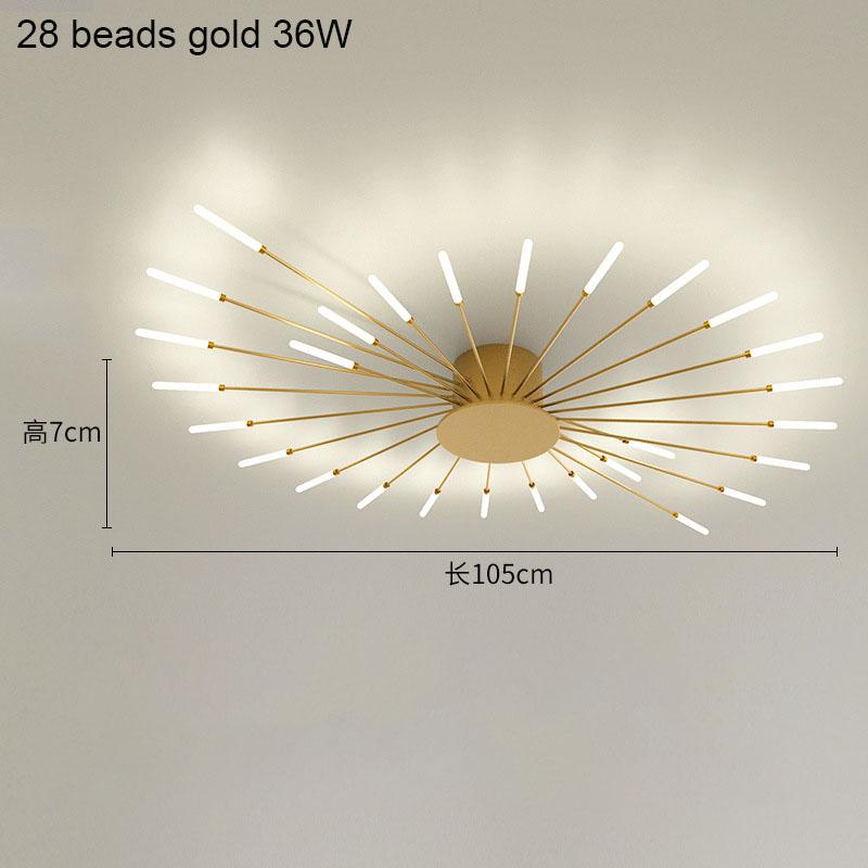LED Firework Ceiling Lamp Creative Unique Design A.C. Powered 85-265V for Living Room Bedroom Hotel Hall