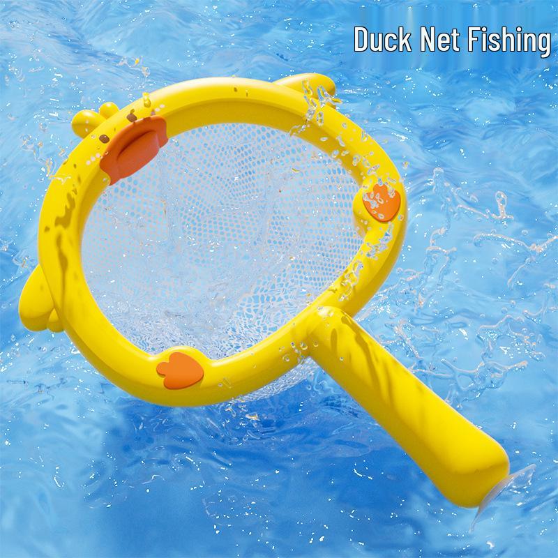 Cross-border Baby Bath Toys: Little Yellow Duck Scoop for Children Ages 0-3 – Water Play, Light-Up Toys for Bathroom and Swimming