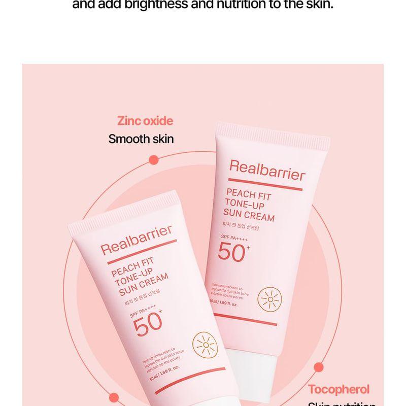 Realbarrier - Crème Solaire Teintée Peach Fit