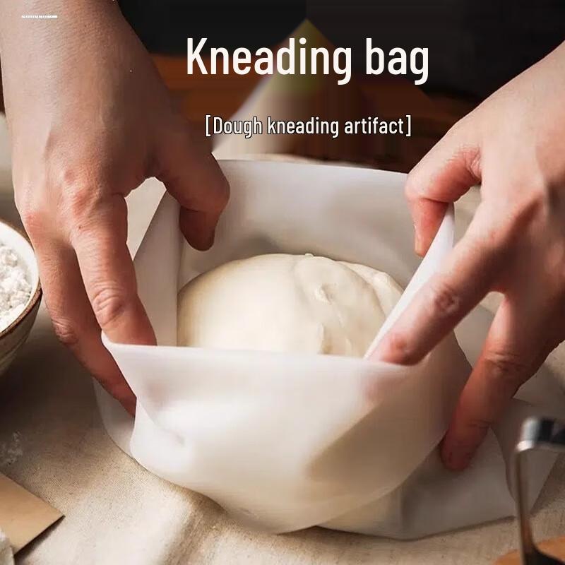 Small Food-Grade Silicone Dough Kneading Bags (2-Pack)