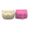 Soft Texture Cat Silicone Mould Epoxy Resin Plantpots Mould Storage Containers