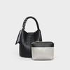 Bucket Bag Women's New Messenger Bag Fashion Versatile High Sense Woven Bag Handbag Luggage