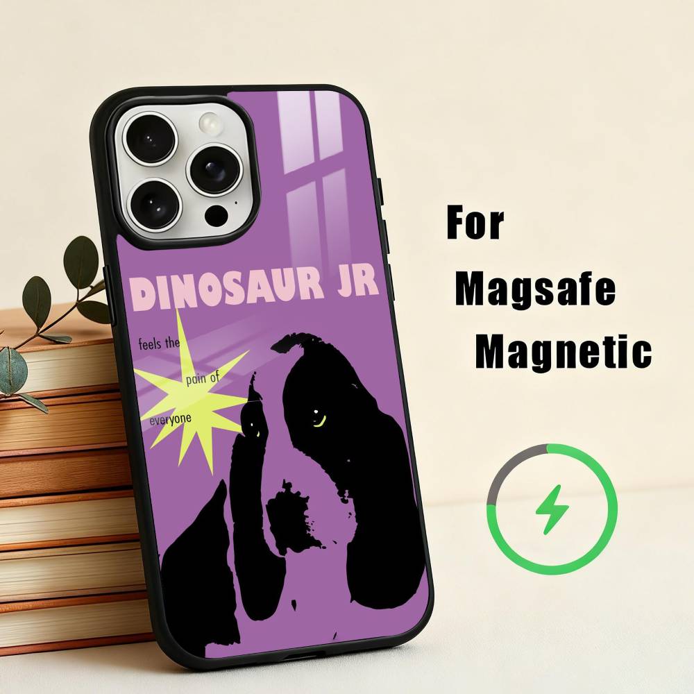 Alternative Rock Dinosaur Jr. Band Phone Case For iPhone17,16,15,14,13,12,11 Plus,For Magnetic Wireless Charge Cover