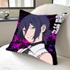 1 szt. GORĄCY Anime Chainsaw Man Film Łuk Reze Poszewka na poduszkę Kwadratowa Sypialnia Sofa Rekreacja Komfort Poduszka Samochód Dekoracja Domu