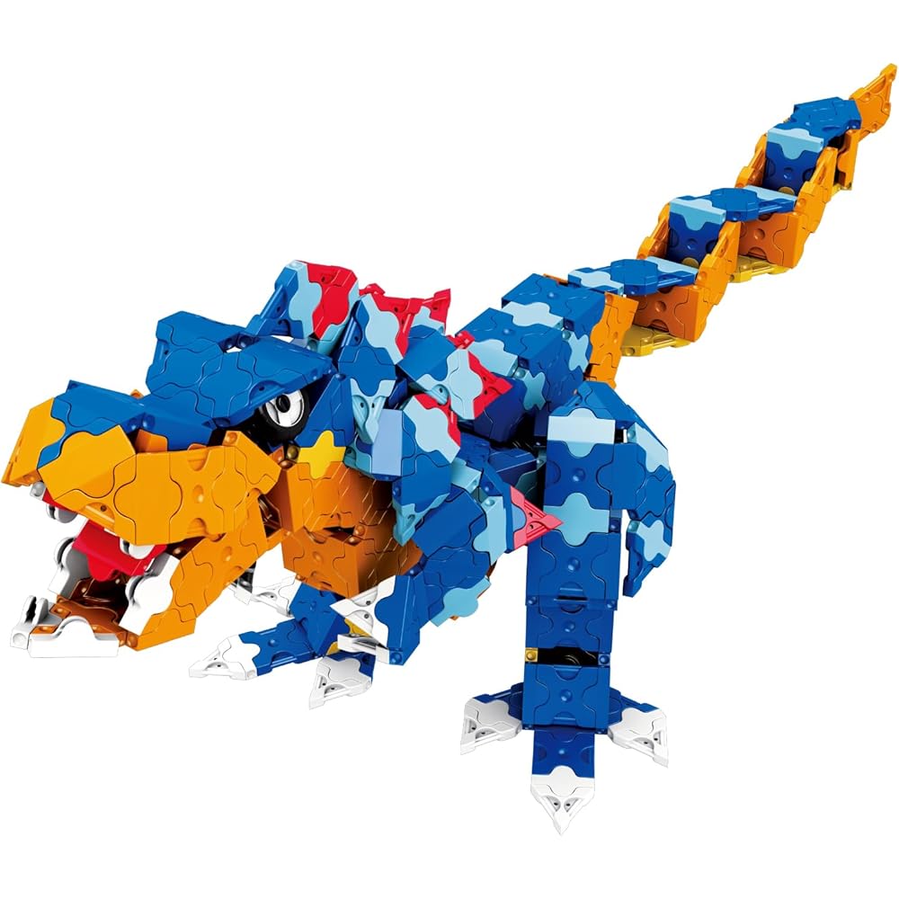 Yoshiritsu LaQ Dinosaur World Dino Kingdom Plastic Building Set 980pcs + 8 Special Pieces Educational Toy