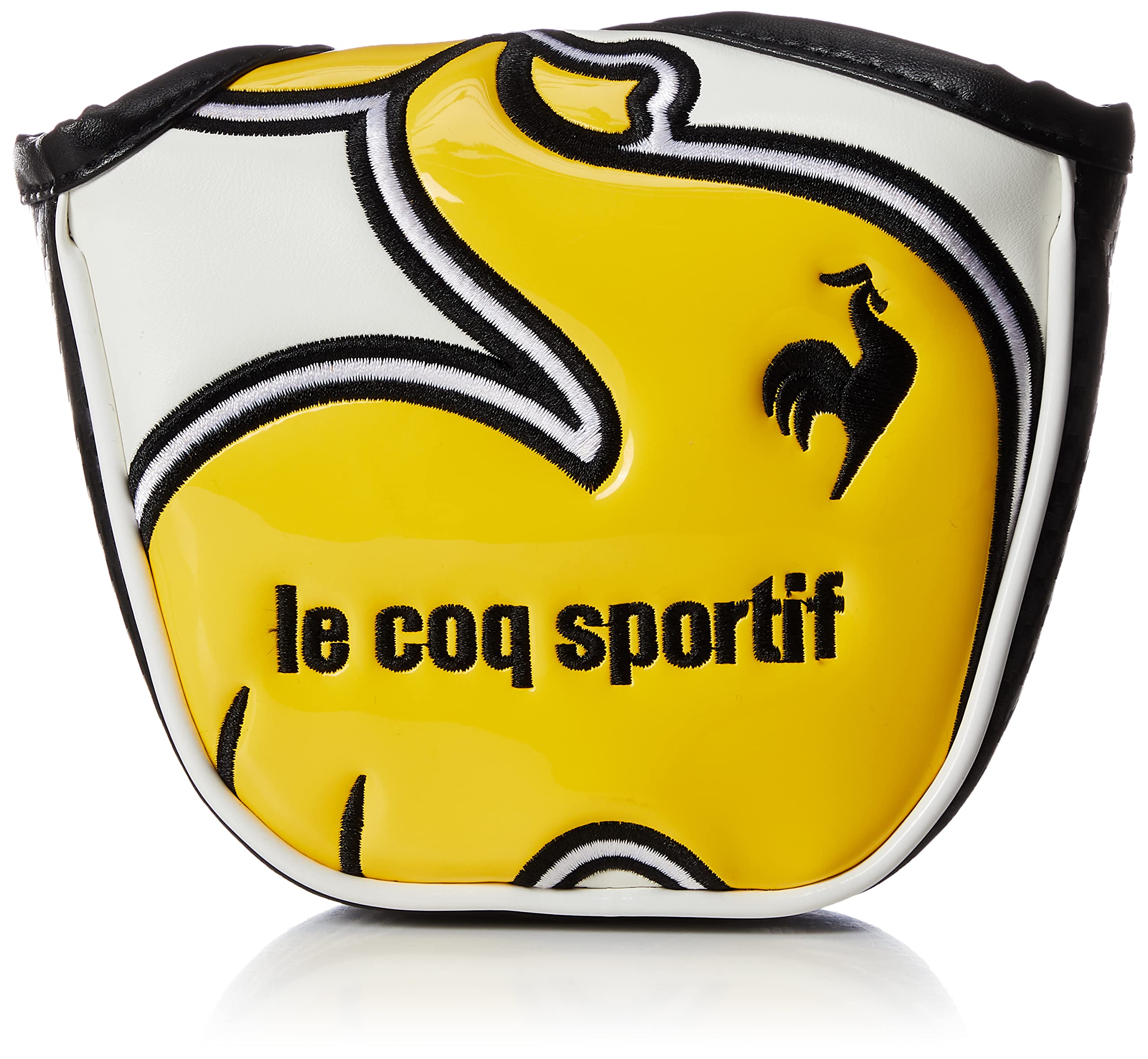 

Coq Golf Putter Cover Magnetic Type Compatible with Irregular Heads QQBTJG51 WHYL FREE Size [Le Sportif] Men s (White Yellow)