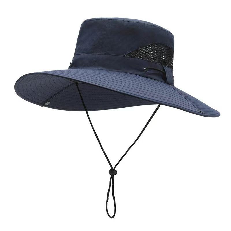 Summer Outdoor Sun Protection Hat For Women Men Hiking Fishing Sunscreen Cap Large Brim Breathable Quick Drying Fisherman Hat
