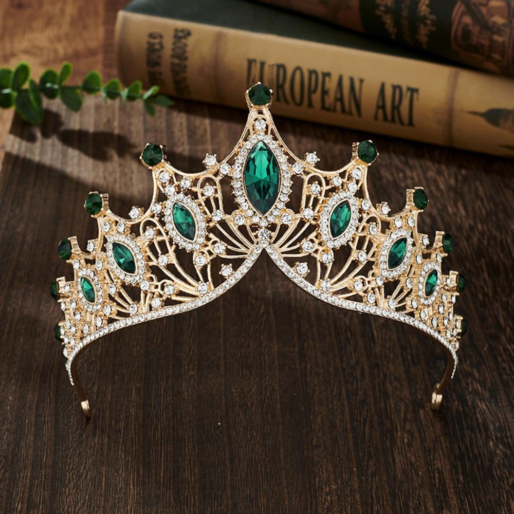 Crystal Bridal Crown Cosplay Royal Princess Crown Fashion Queen Crown  Wedding Accessories