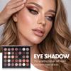 JULYSTAR 35 Colors Eyeshadow Palette - Matte Shimmer Glitter Nude Warm Earth Tones, High Pigmented Waterproof Flower Embossed Makeup Palette