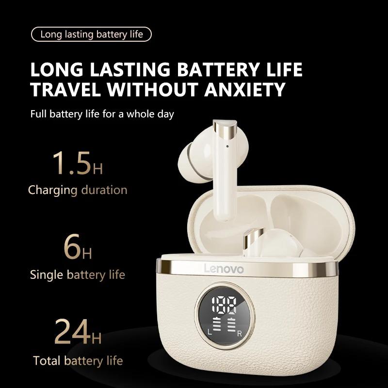 Căști Wireless Originale Lenovo TA240 Căști Bluetooth ANC Anulare Zgomot Muzică Apel Căști Baterie Lungă Durată Set Căști Sport Cu Microfon