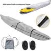 For Canoe Kayak Full-Cover Boat Protection Dustproof Canoe Cover Water Sports Full Coverage Fishing Boat Cover 420D Oxford Cloth
