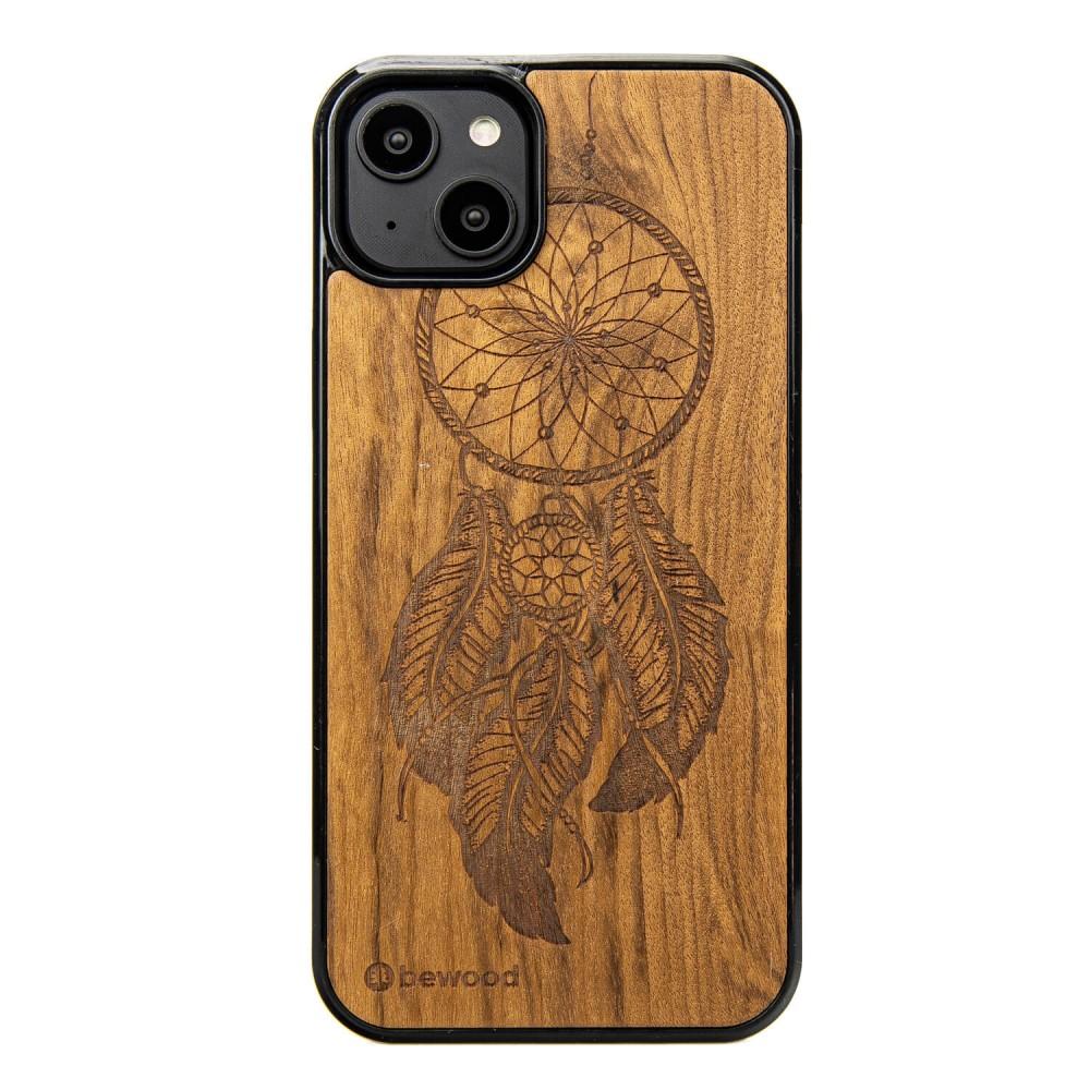Bewood Wooden Case for iPhone 14 Plus Dreamcatcher Imbuia